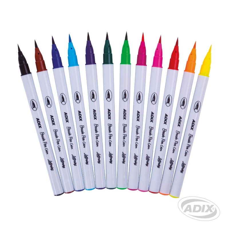 SET DE BRUSH ADIX PEN 12 COLORES - 2