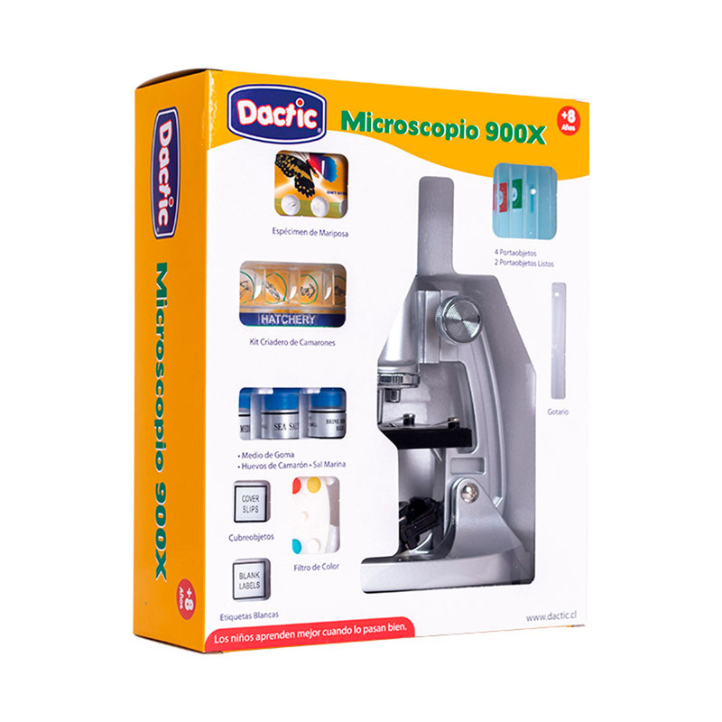 MICROSCOPIO 900X DACTIC MULTICOLOR - 2