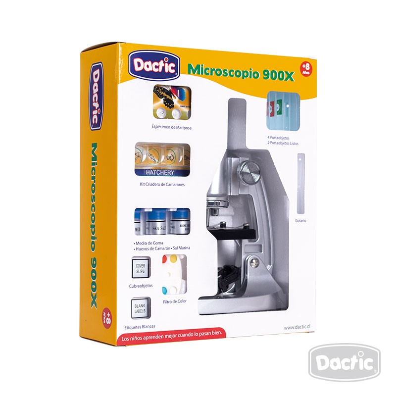 MICROSCOPIO 900X DACTIC MULTICOLOR - 4
