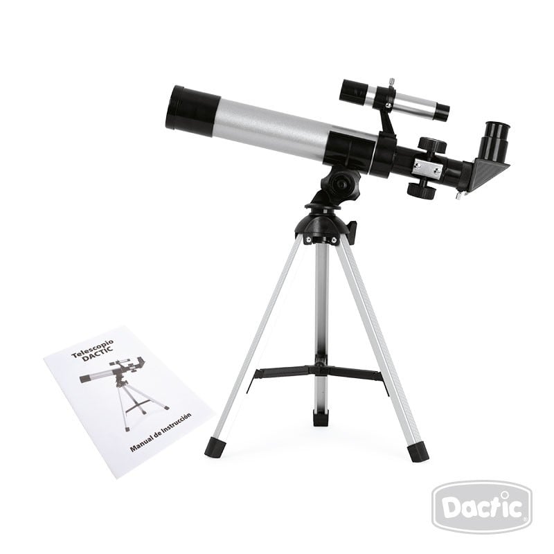 TELESCOPIO ALUMINIO CON TRIPODE DACTIC MULTICOLOR - 1