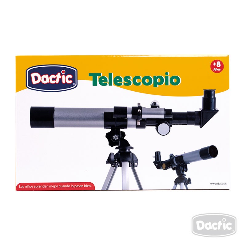 TELESCOPIO ALUMINIO CON TRIPODE DACTIC MULTICOLOR - 3