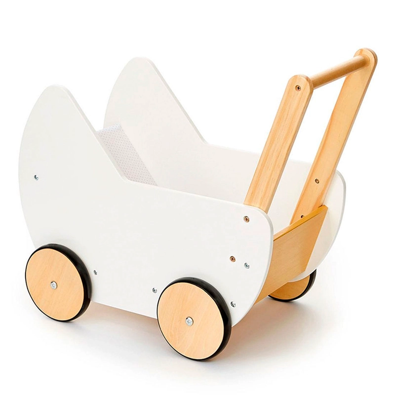 COCHE MUÑECA DACTIC BLANCO MADERA - 2