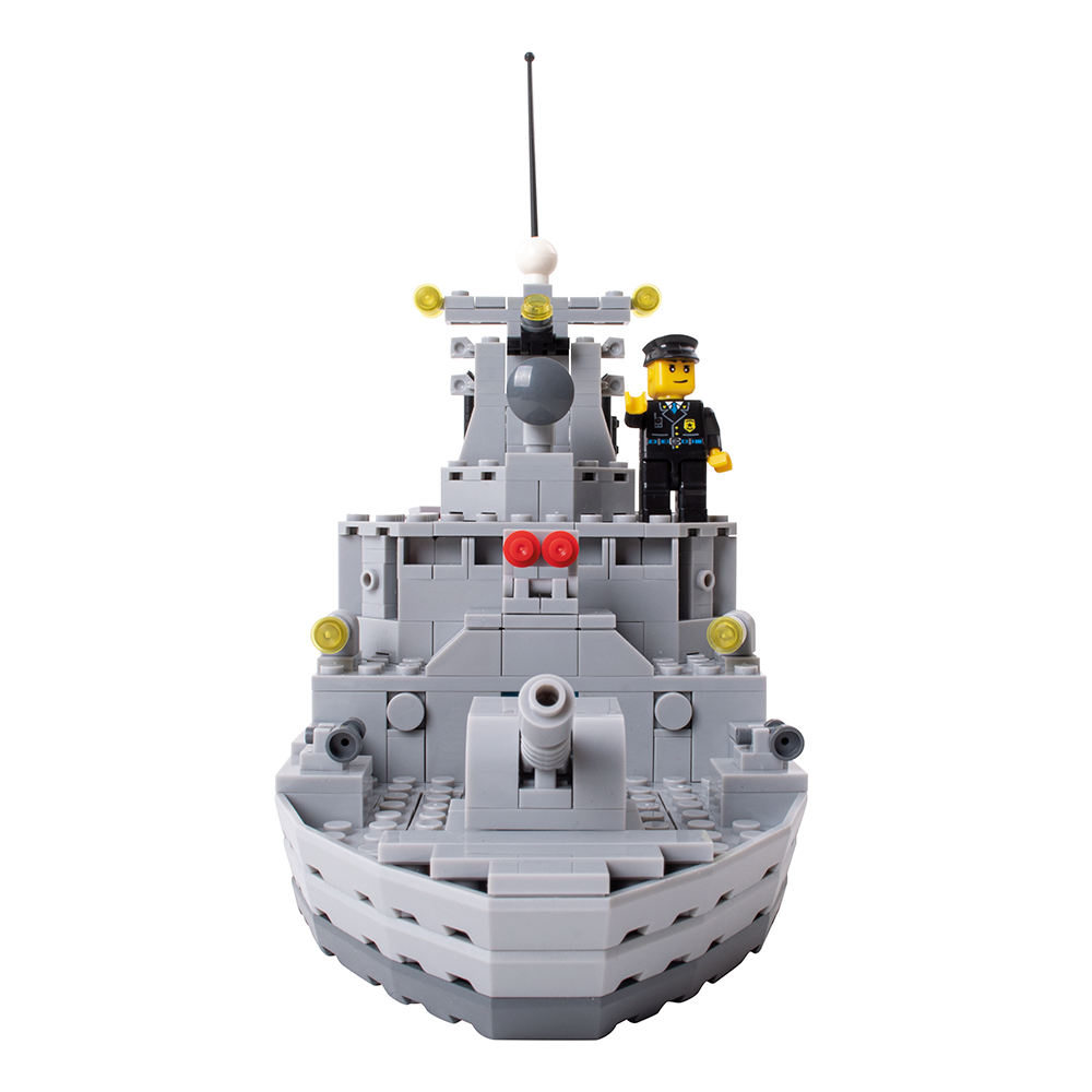 JUGUETE WANGE MULTICOLOR BARCO DESTRUCTOR ARMABLE - 2