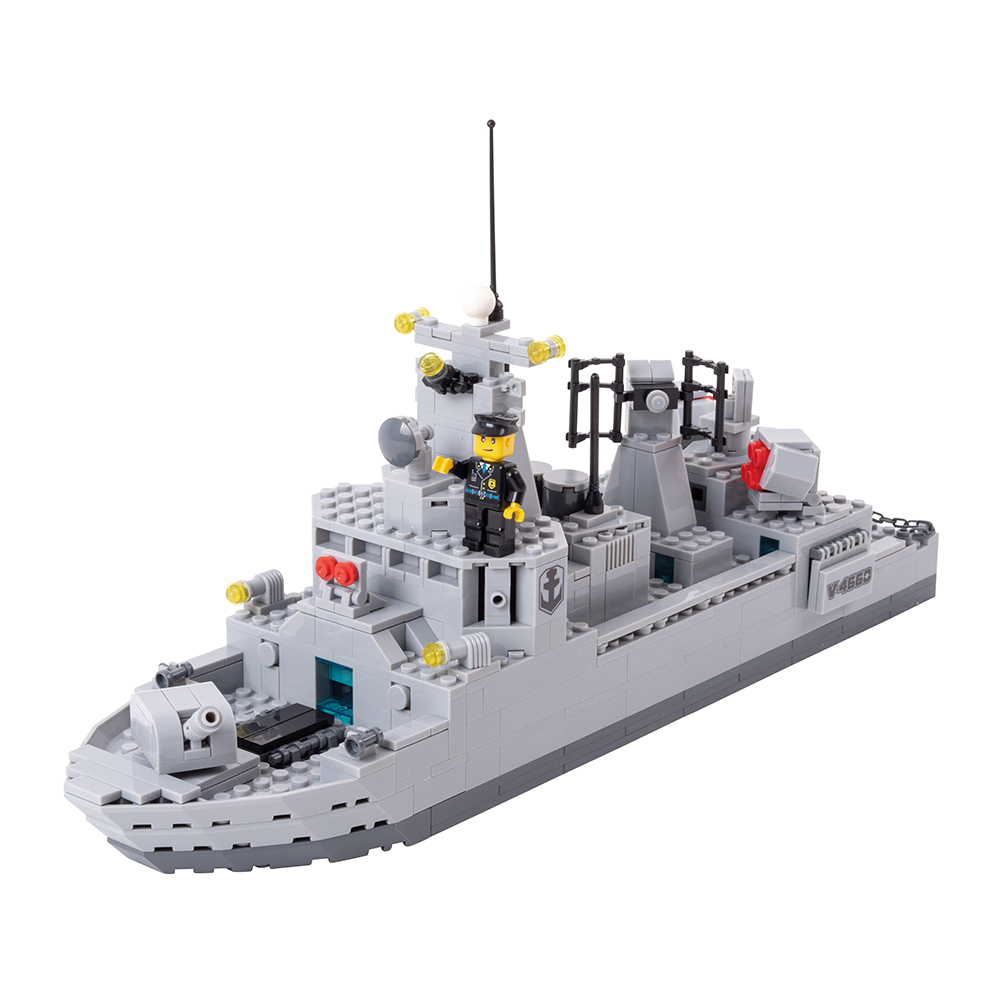 JUGUETE WANGE MULTICOLOR BARCO DESTRUCTOR ARMABLE - 3
