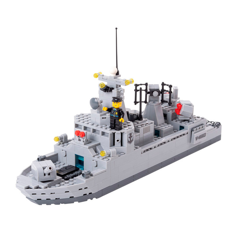 JUGUETE WANGE MULTICOLOR BARCO DESTRUCTOR ARMABLE - 4