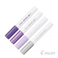 SET PINTOR PILOT COLORES METALIZADOS PUNTA FINA - 1