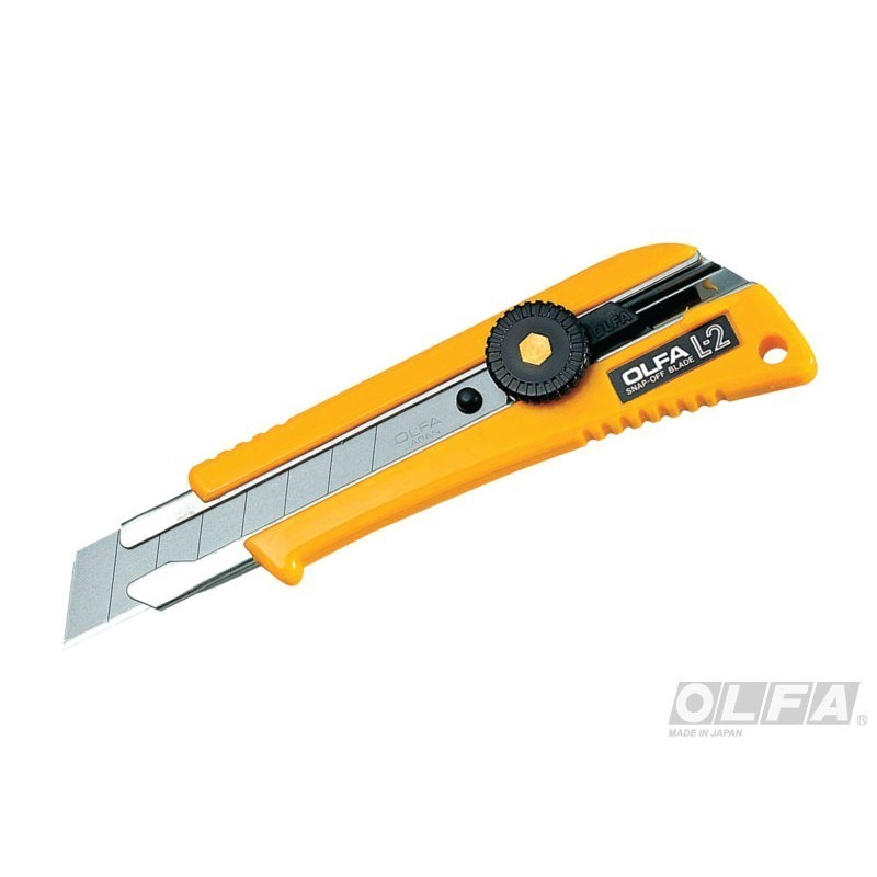 CUCHILLO OLFA INDUSTRIAL INCRUSTACION ANTIDESLIZANTE SEGURO MANUAL - 1