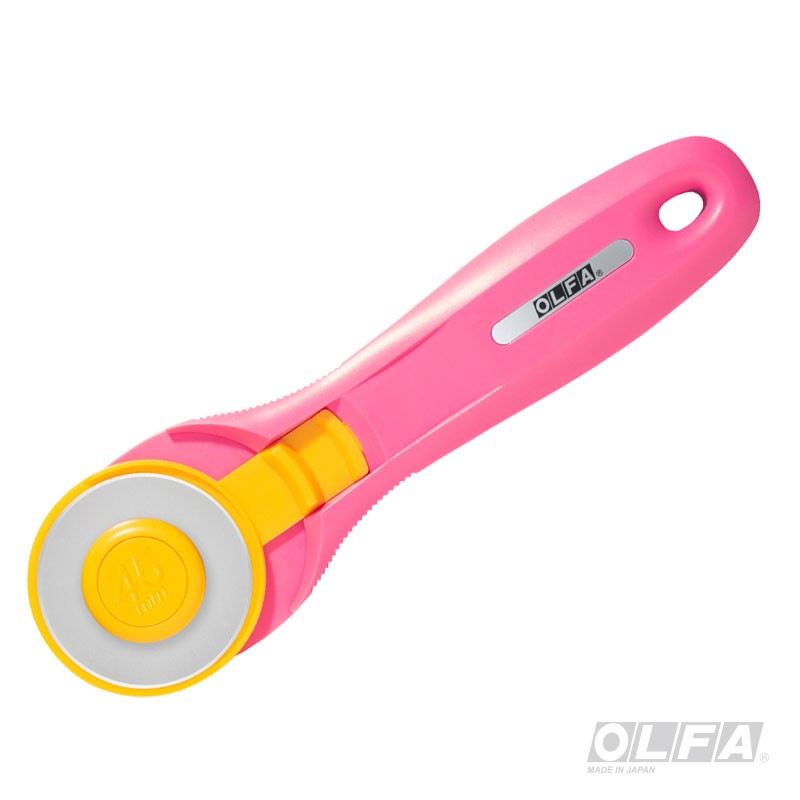 CUCHILLO ROTATIVO OLFA PARA TELA PINK COLOR 45 MM - 1