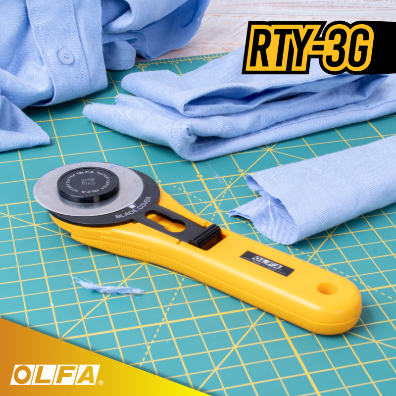 CUCHILLO ROTATIVO OLFA DE 60MM. PARA TELA - 3