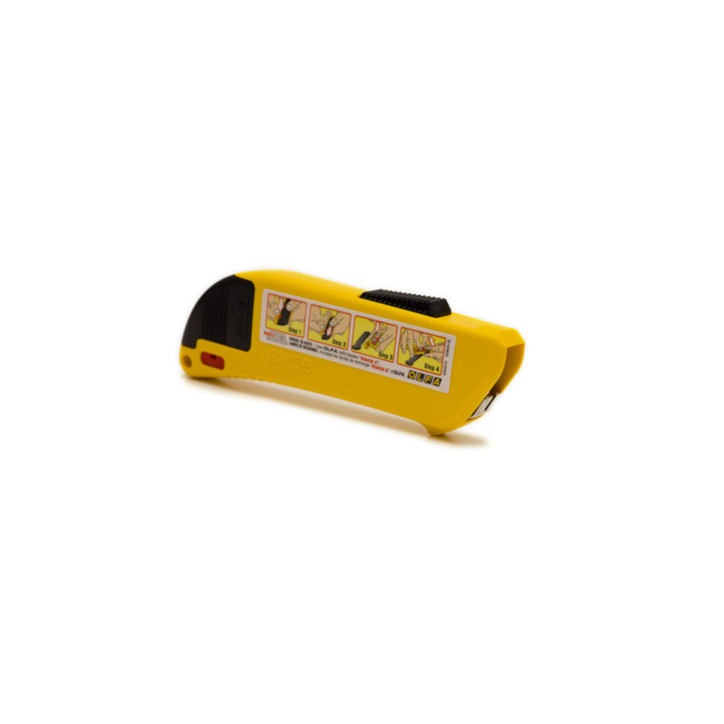 CUCHILLO OLFA AUTO-RETRACTIL DOBLE SISTEMA SEGURIDAD SK-6 1U - 4