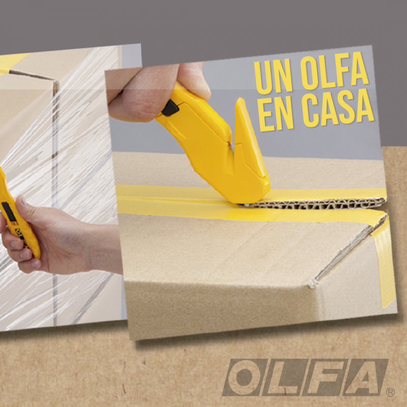 CUCHILLO OLFA MAXIMA SEGURIDAD ENVOLTURAS CINTAS - 3