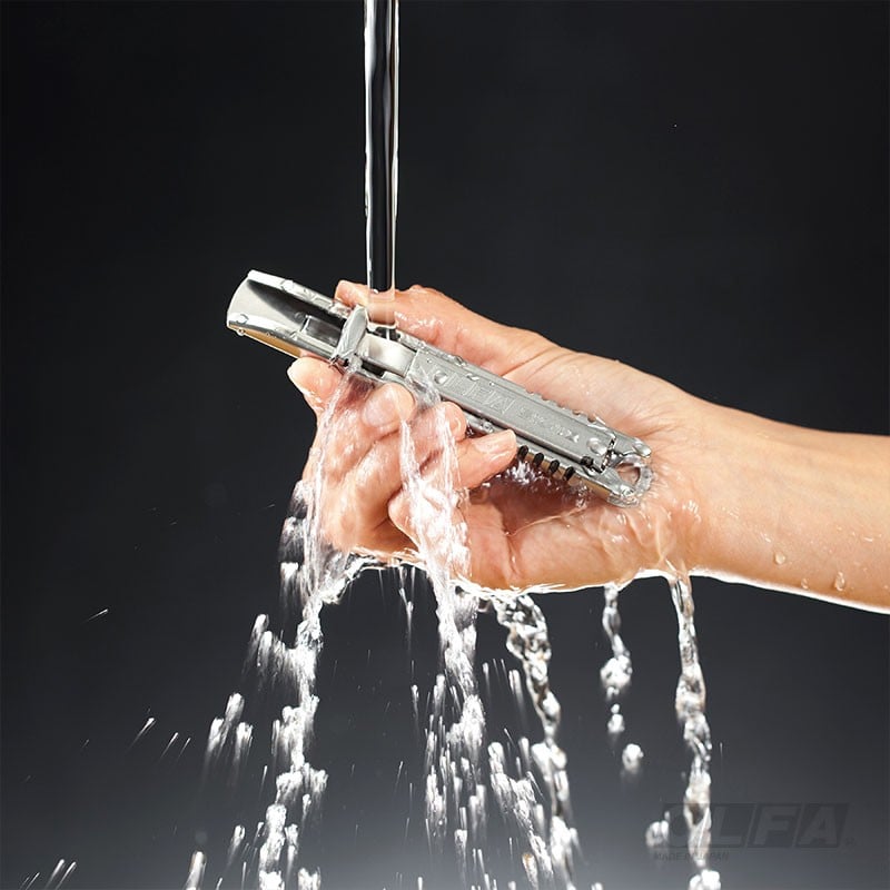 CUCHILLO OLFA SEGURIDAD AUTO-RETRACTIL ACERO INOXIDABLE SK-12 - 3