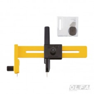 SET HERRAMIENTAS OLFA COMPAS CORTE + 5 REPUESTOS - 1