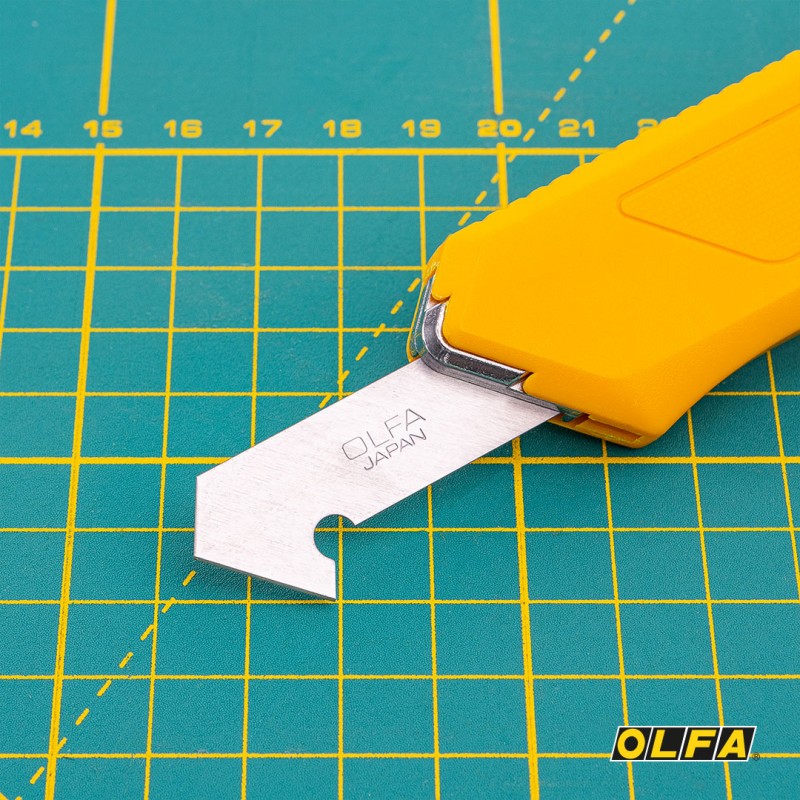 CUCHILLO OLFA CORTA ACRILICO GRANDE SEGURO MANUAL - 2