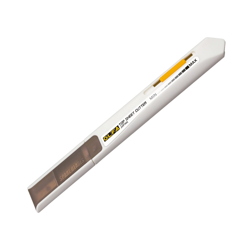SET HERRAMIENTAS OLFA CUCHILLO 6 MM REGULADOR PROFUNDIDAD CORTE + 2 REPUESTOS - 1