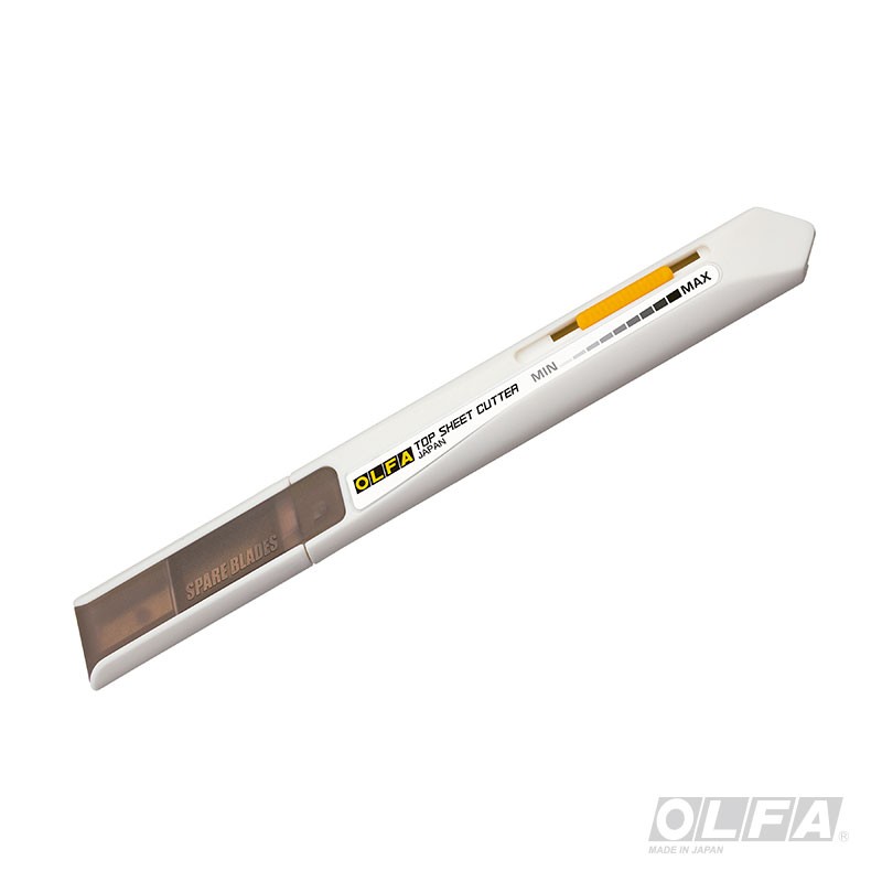 SET HERRAMIENTAS OLFA CUCHILLO 6 MM REGULADOR PROFUNDIDAD CORTE + 2 REPUESTOS - 2