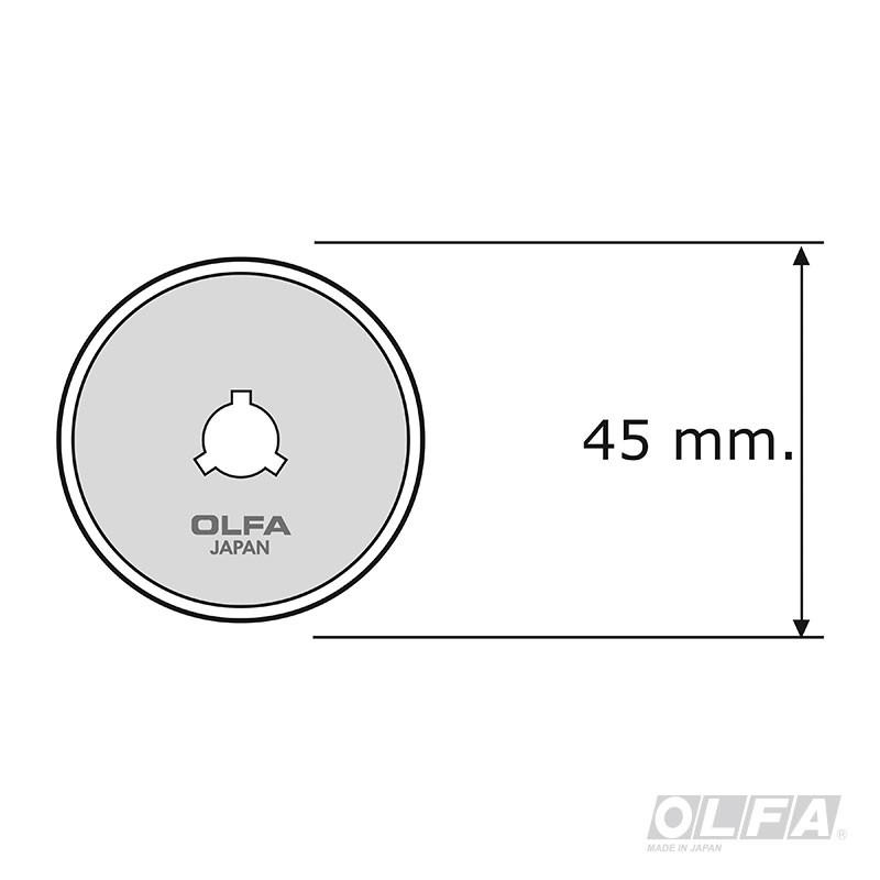 REPUESTO CUCHILLA ROTATIVA OLFA RTY2-G RTY2-DX 1 UNIDAD - 2