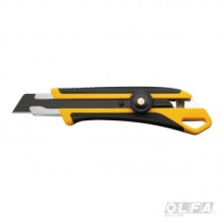 CUCHILLO OLFA INDUSTRIAL INCRUSTACION ANTIDESLIZANTE AGUJERO ENGANCHE SEGURO MANUAL - 1