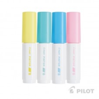 PINTOR SET AMARILLO PASTEL, VERDE PASTEL, AZUL PASTEL, ROSADO PASTEL PUNTA BISELADA - 1