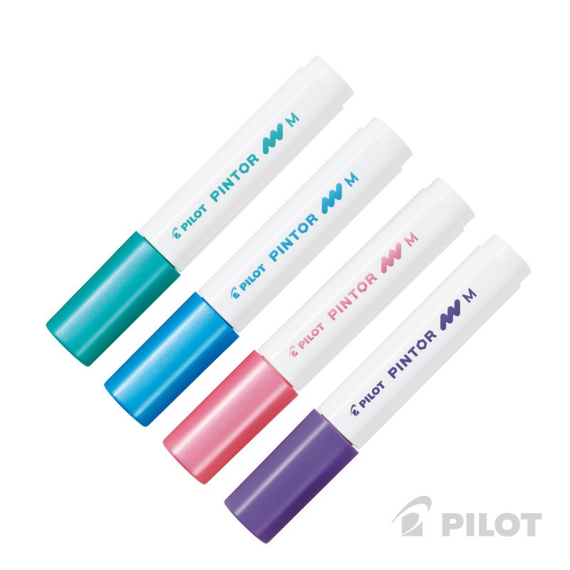 PINTOR SET COLORES METALIZADOS PUNTA MEDIA - 1