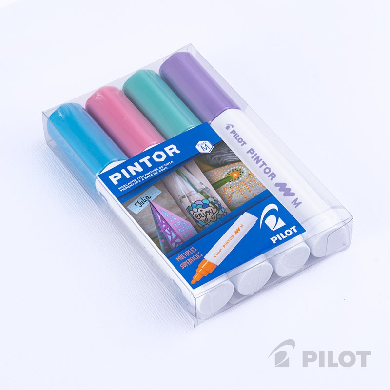 PINTOR SET COLORES METALIZADOS PUNTA MEDIA - 2