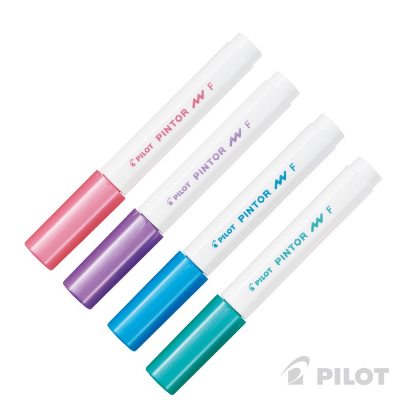 SET PINTOR PILOT COLORES METALIZADOS PUNTA FINA - 1