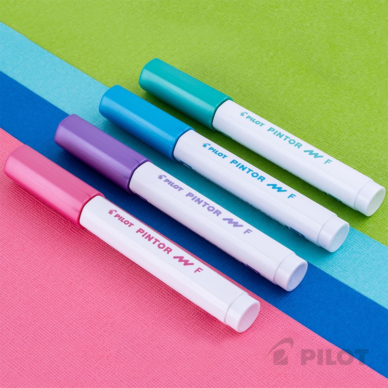SET PINTOR PILOT COLORES METALIZADOS PUNTA FINA - 3