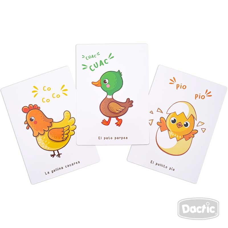 LÁMINAS DACTIC SONIDOS ANIMALES MULTICOLOR - 2