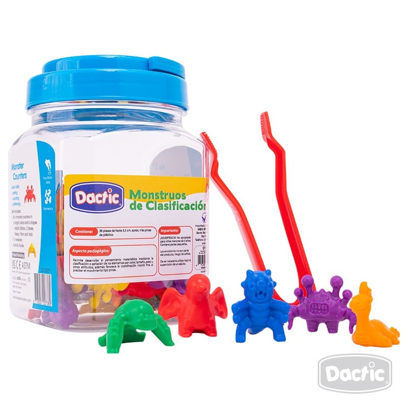 MONSTRUOS PARA CLASIFICAR DACTIC + PINZA - 1