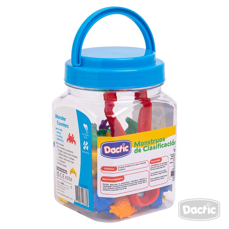 MONSTRUOS PARA CLASIFICAR DACTIC + PINZA - 2