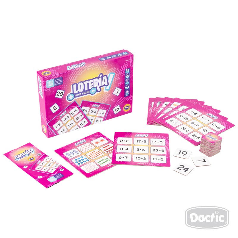 LOTERIA SUMAS Y RESTAS DACTIC - 1