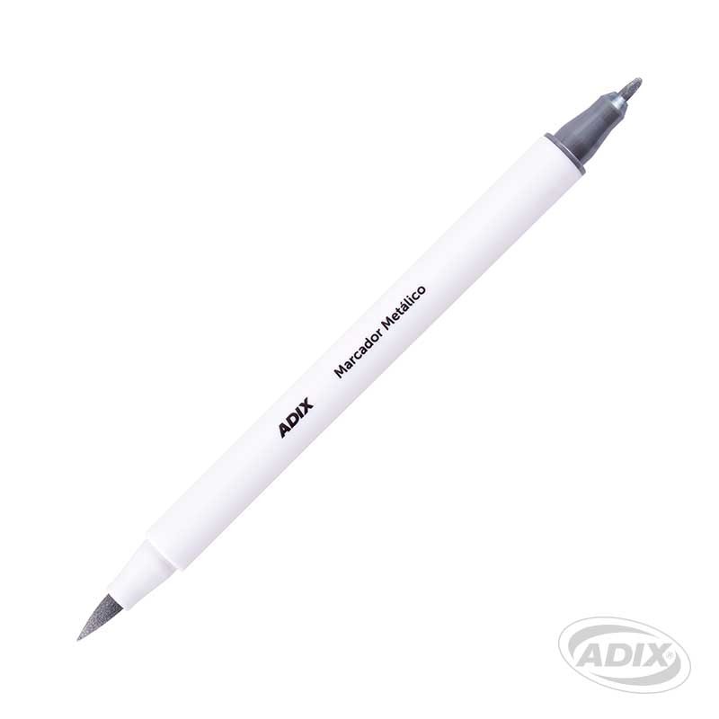 SET MARCADORES ADIX METALIZADOS DOBLE PUNTA - 5