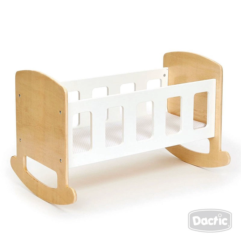 CUNA MUÑECA DACTIC BLANCO MADERA - 1