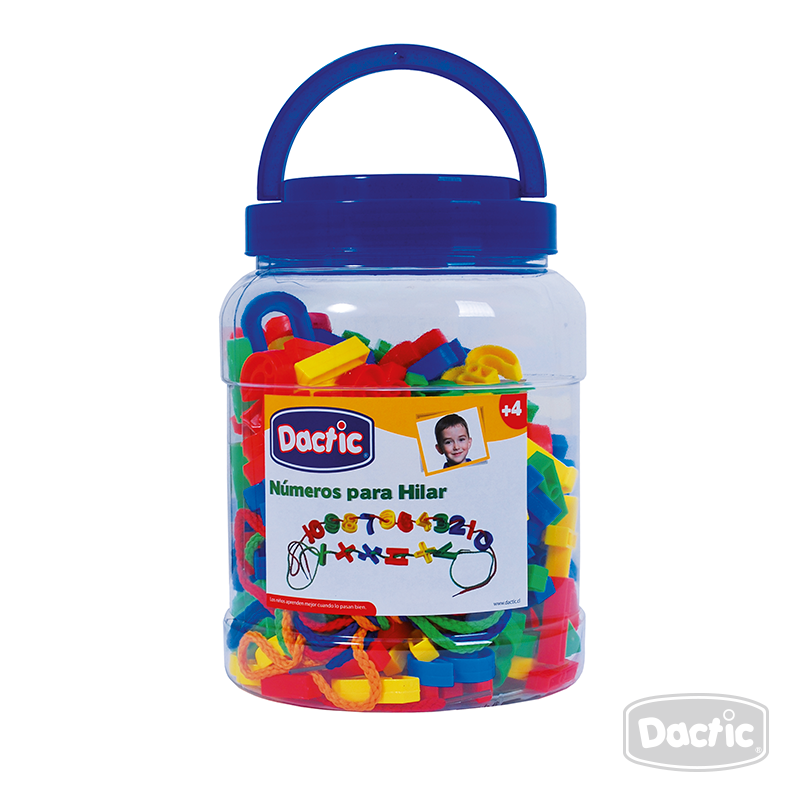 NUMEROS PARA HILAR DACTIC MULTICOLOR - 1