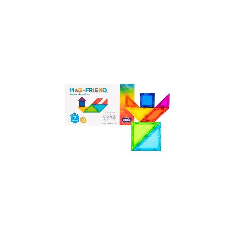TANGRAMA MAGNETICO DACTIC MULTICOLOR - 1