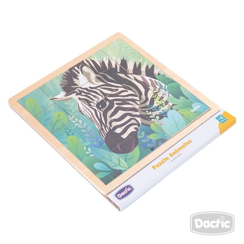 PUZZLE DACTIC MULTICOLOR CEBRA MADERA - 4