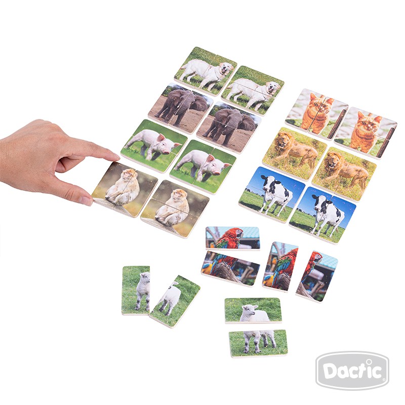 PUZZLE DACTIC MULTICOLOR MEMORICE ANIMALES - 2