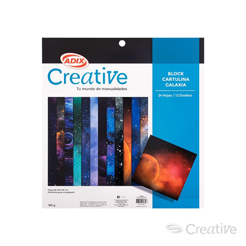 BLOCK PAPEL CREATIVE GALAXIA - 1