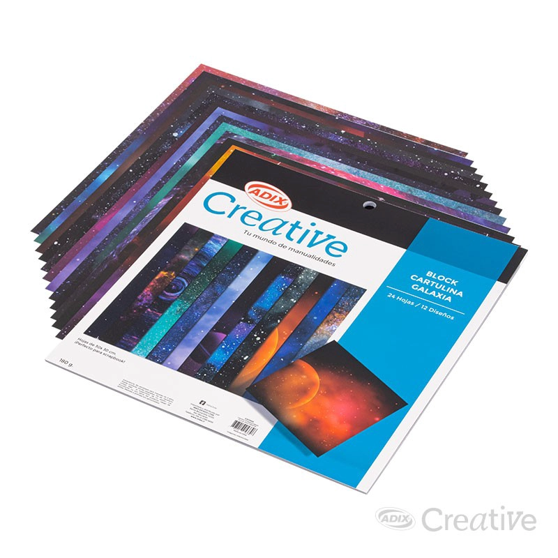 BLOCK PAPEL CREATIVE GALAXIA - 4