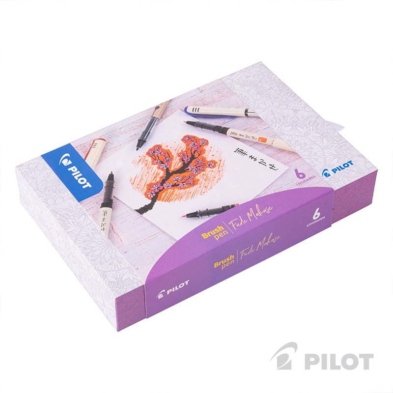 PILOT V Sign Pen – Set Da 5 Pennarelli In Feltro Nero, Punta Media 0,6 Mm Con Finestra Inchiostro