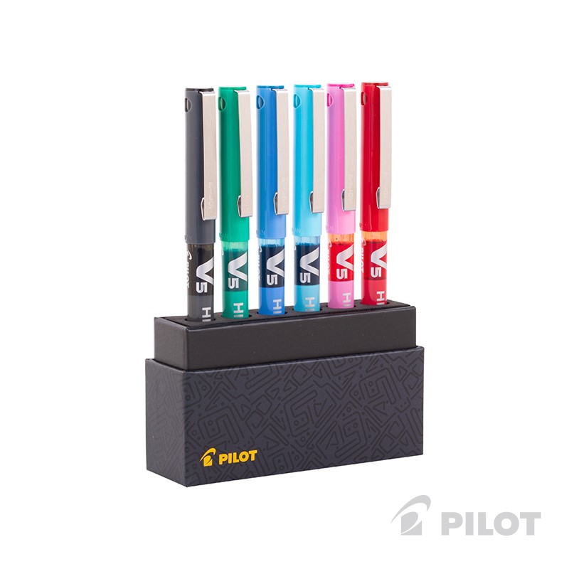 SET LÁPICES PILOT HI-TECPOINT V5 6 UN - 1
