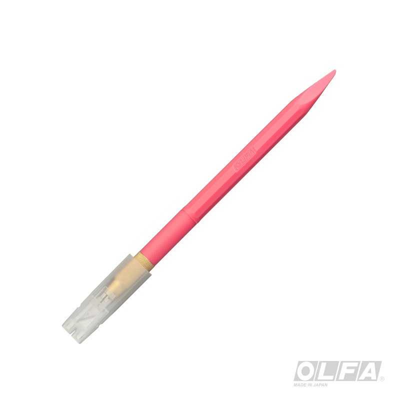 CUCHILLO OLFA TIPO LAPIZ CON ANGULO DE 30° PINK + REPUESTOS - 1
