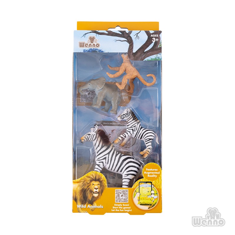 FIGURAS COLECCIONABLES ANIMALES SALVAJES 4 UN - 1