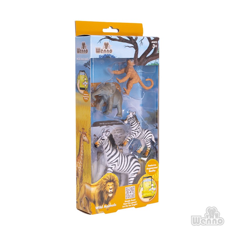 FIGURAS COLECCIONABLES ANIMALES SALVAJES 4 UN - 2