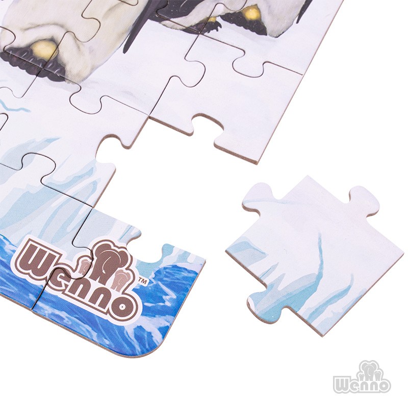 PUZZLE MULTICOLOR PINGUINO 108 PIEZAS + FIGURAS - 2