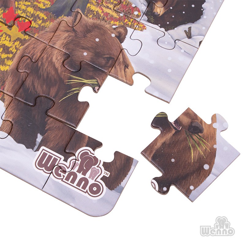 PUZZLE MULTICOLOR OSO 108 PIEZAS + FIGURAS - 2