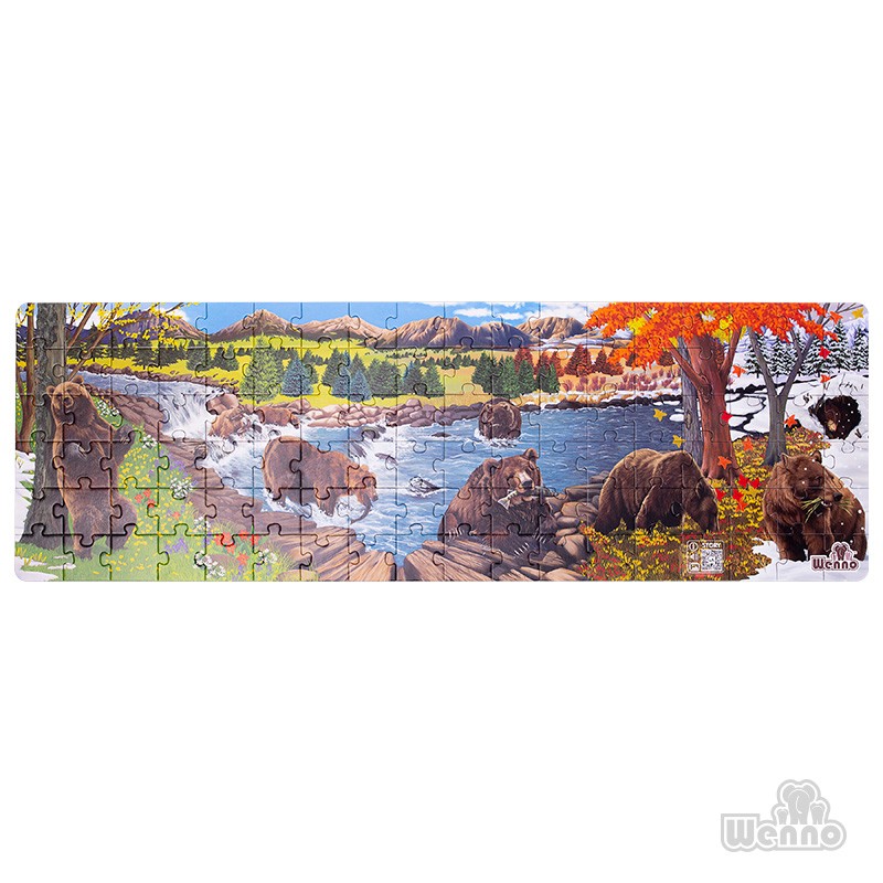PUZZLE MULTICOLOR OSO 108 PIEZAS + FIGURAS - 3