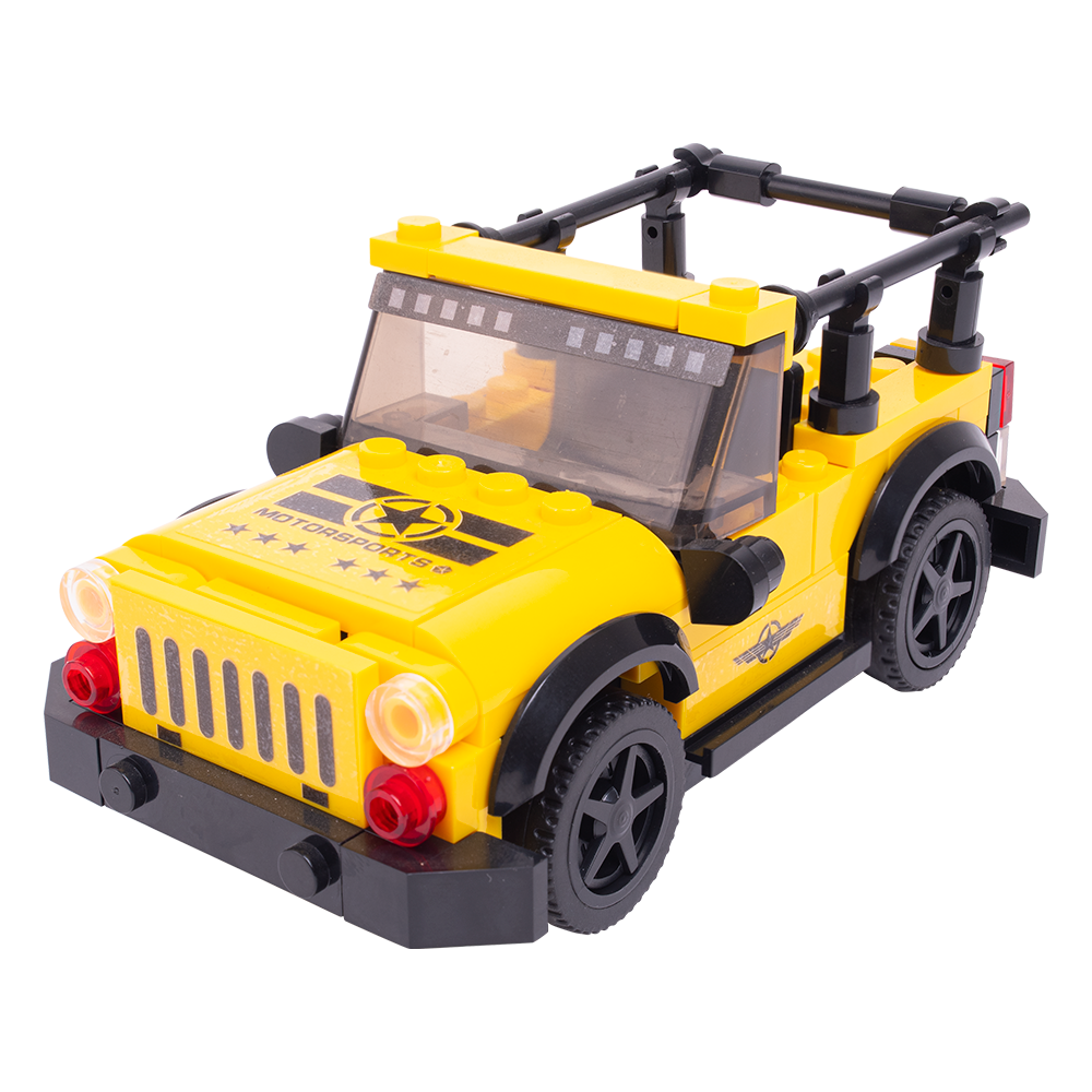 JUGUETE WANGE MULTICOLOR SUPER AUTO TODOTERRENO ARMABLE - 1