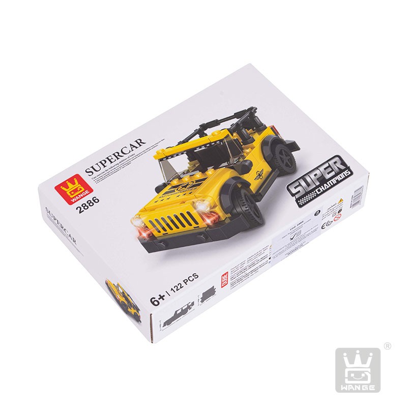 JUGUETE WANGE MULTICOLOR SUPER AUTO TODOTERRENO ARMABLE - 3