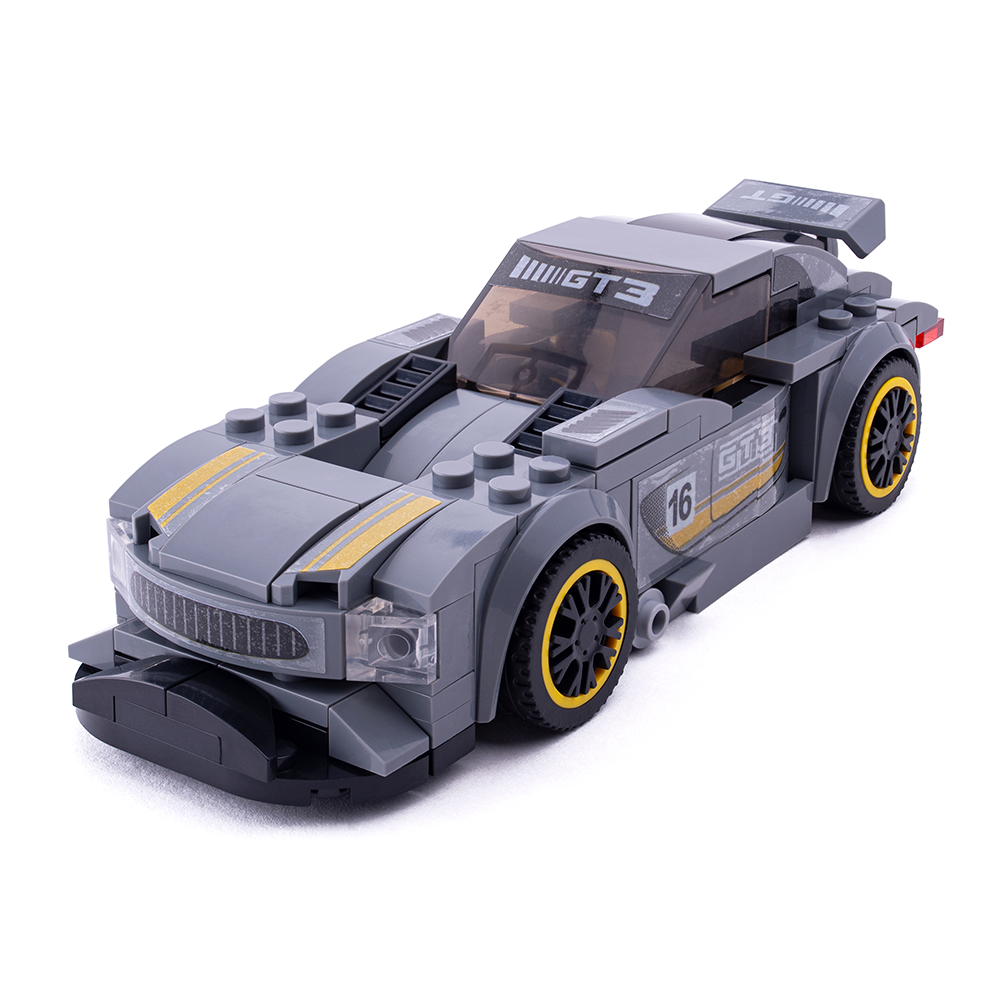 JUGUETE WANGE MULTICOLOR AUTO AMG GT3 ARMABLE - 1